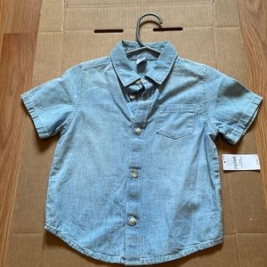 OLD NAVY ; Short sleeve denim  button down